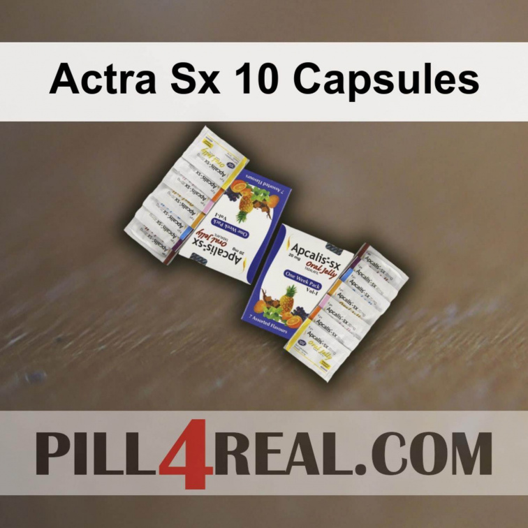 Actra Sx 10 Capsules 582