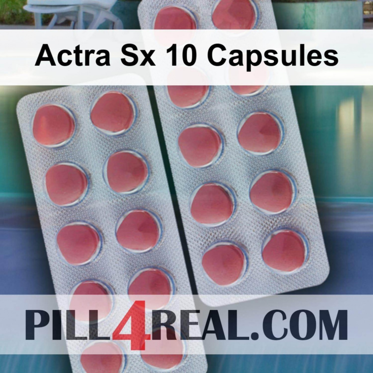 Actra Sx 10 Capsules 877