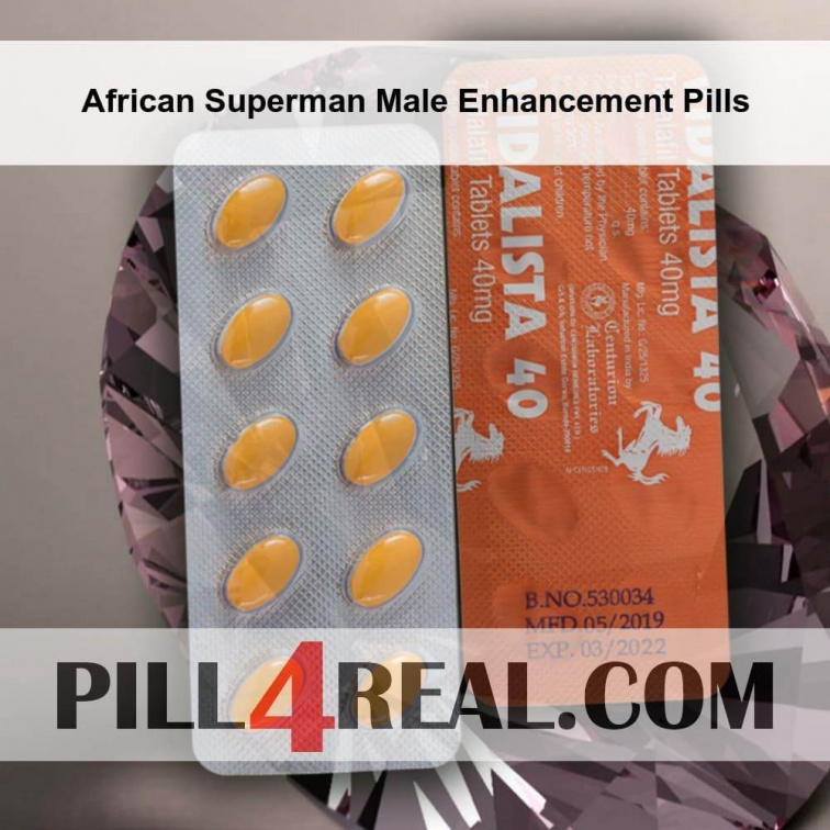 African Superman Male Enhancement Pills 720