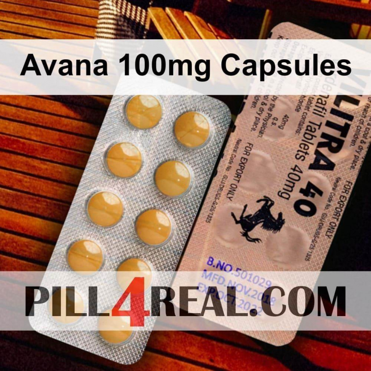 Avana 100mg Capsules 862