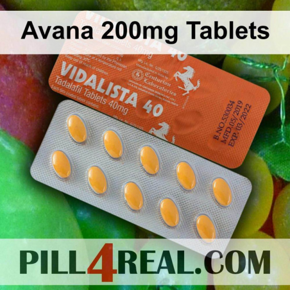 Avana 200mg Tablets 168