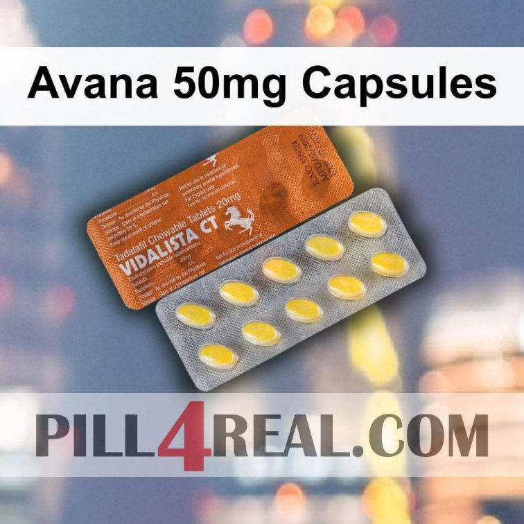 Avana 50mg Capsules 263