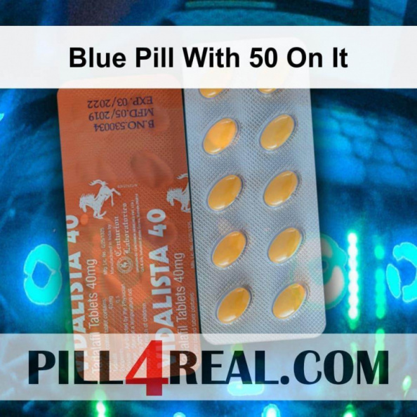 Blue Pill With 50 On It 703