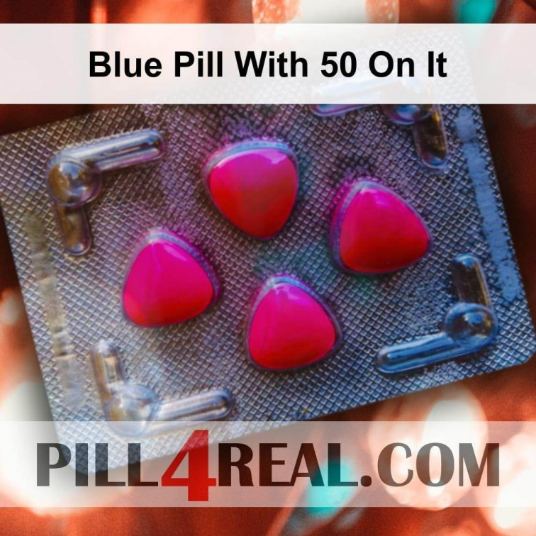 Blue Pill With 50 On It 910