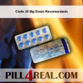 Cialis 20 Mg Dosis Recomendada 722