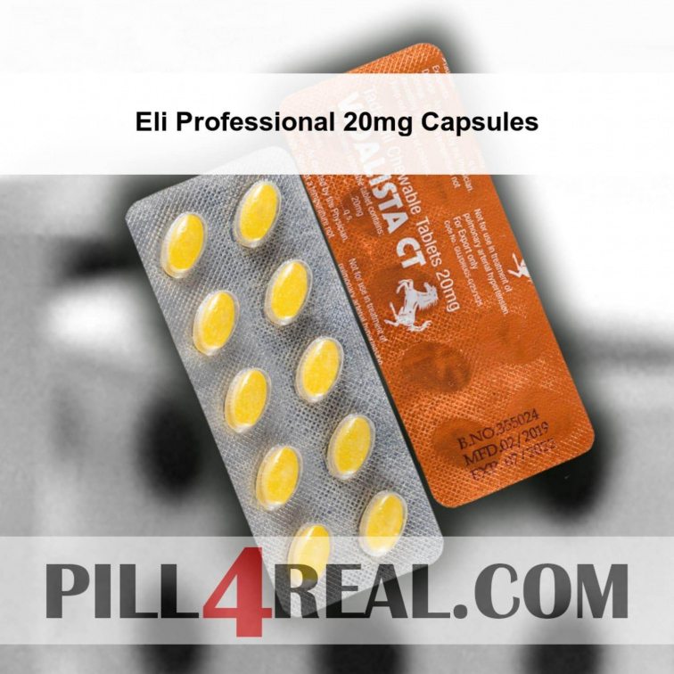Eli Professional 20mg Capsules 020