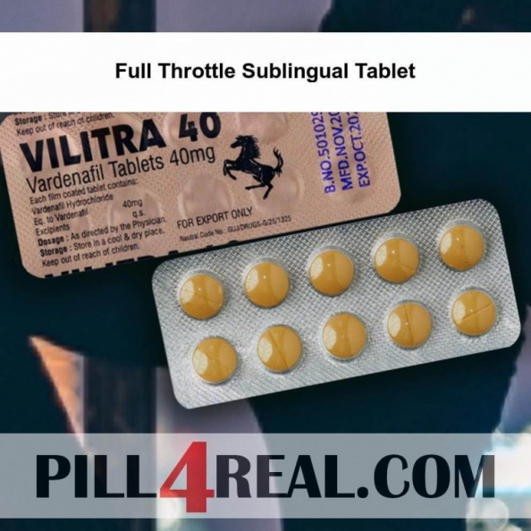 Full Throttle Sublingual Tablet 961