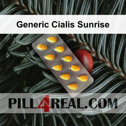 Generic Cialis Sunrise 153