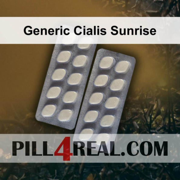 Generic Cialis Sunrise 499