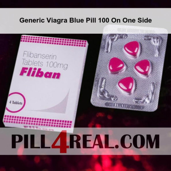 Generic Viagra Blue Pill 100 On One Side 258