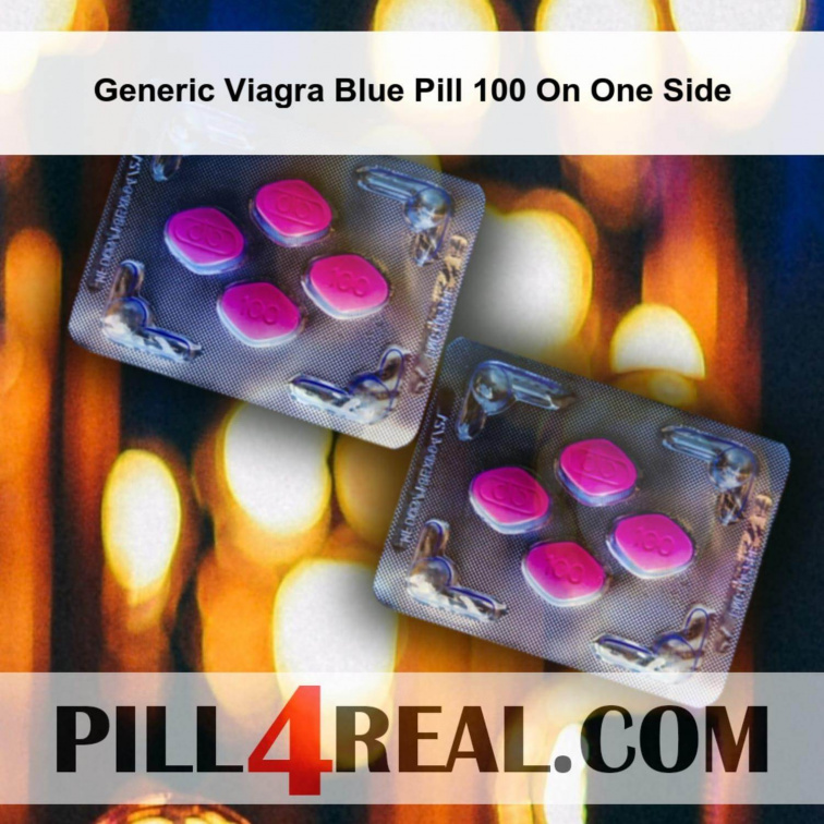 Generic Viagra Blue Pill 100 On One Side 377