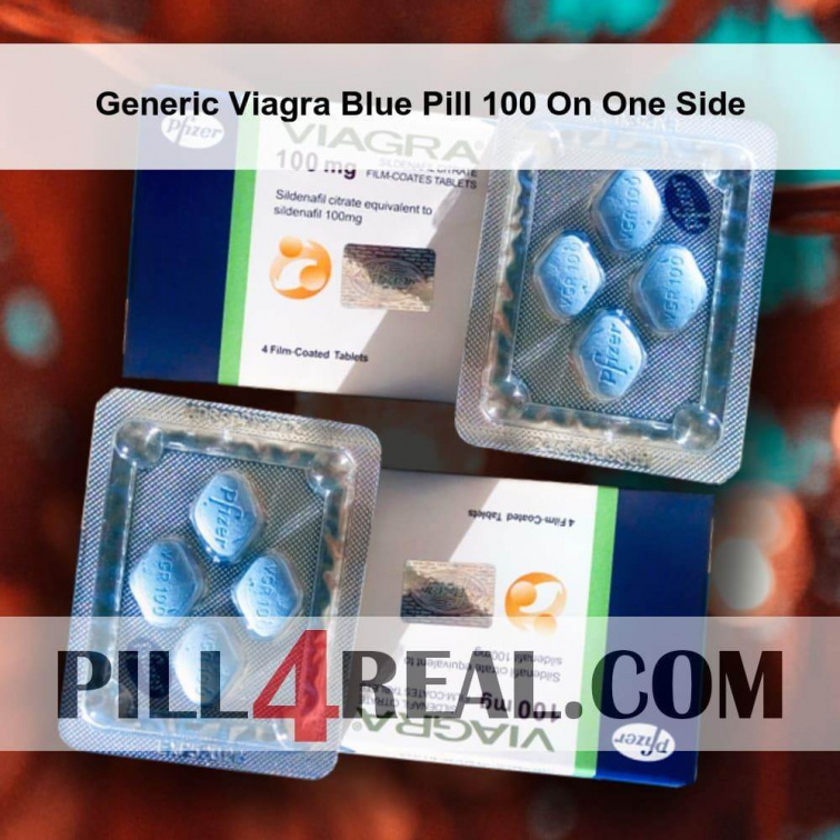 Generic Viagra Blue Pill 100 On One Side 437