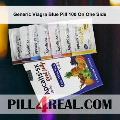 Generic Viagra Blue Pill 100 On One Side 477