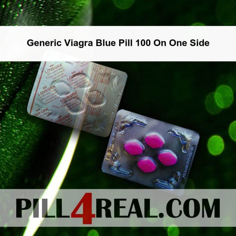 Generic Viagra Blue Pill 100 On One Side 815