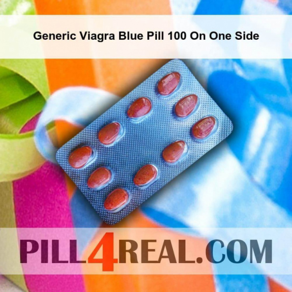 Generic Viagra Blue Pill 100 On One Side 853