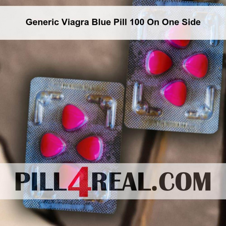 Generic Viagra Blue Pill 100 On One Side 862
