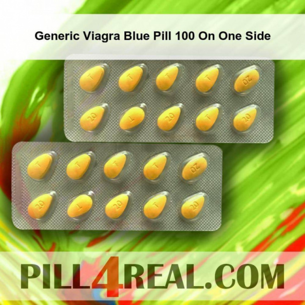 Generic Viagra Blue Pill 100 On One Side 979