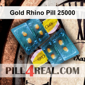 Gold Rhino Pill 25000 108