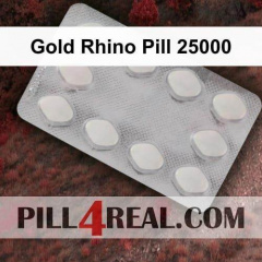 Gold Rhino Pill 25000 136
