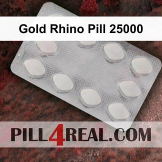 Gold Rhino Pill 25000 136