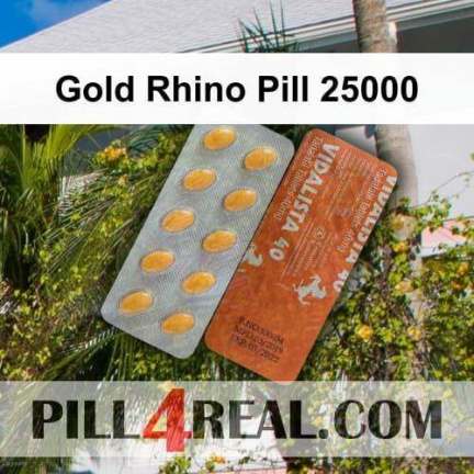 Gold Rhino Pill 25000 817