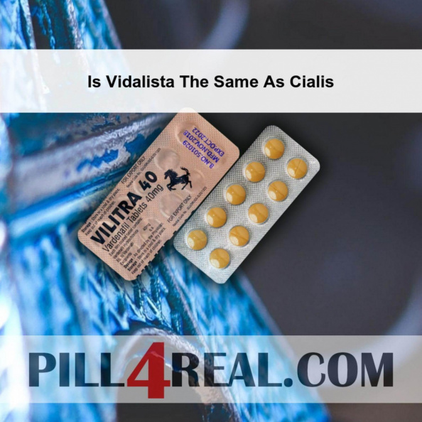 Is Vidalista The Same As Cialis 381