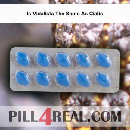 Is Vidalista The Same As Cialis 481