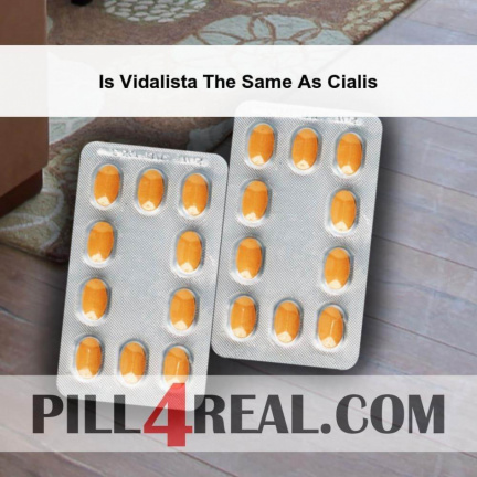 Is Vidalista The Same As Cialis 833