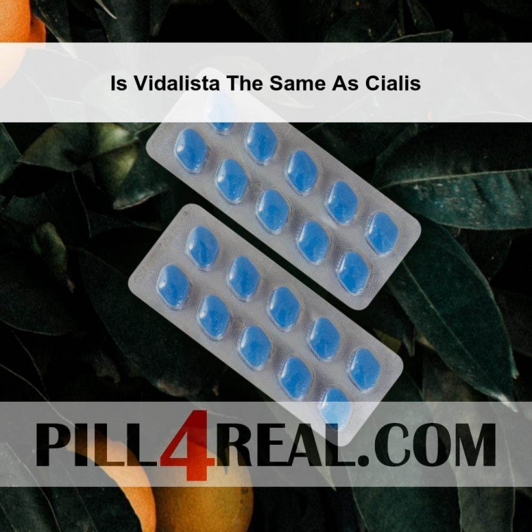 Is Vidalista The Same As Cialis 995