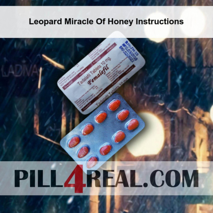 Leopard Miracle Of Honey Instructions 026