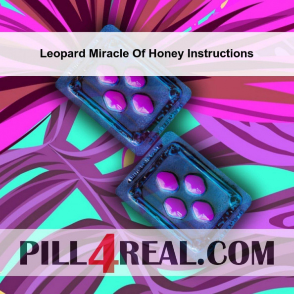 Leopard Miracle Of Honey Instructions 071