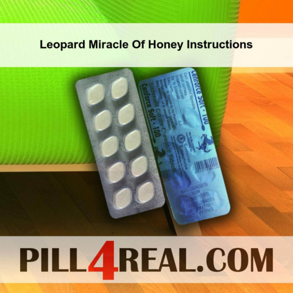 Leopard Miracle Of Honey Instructions 073