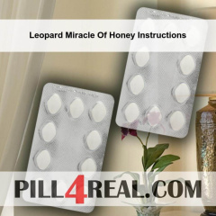 Leopard Miracle Of Honey Instructions 161