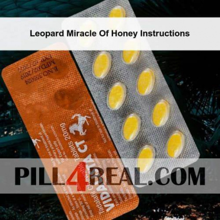 Leopard Miracle Of Honey Instructions 232