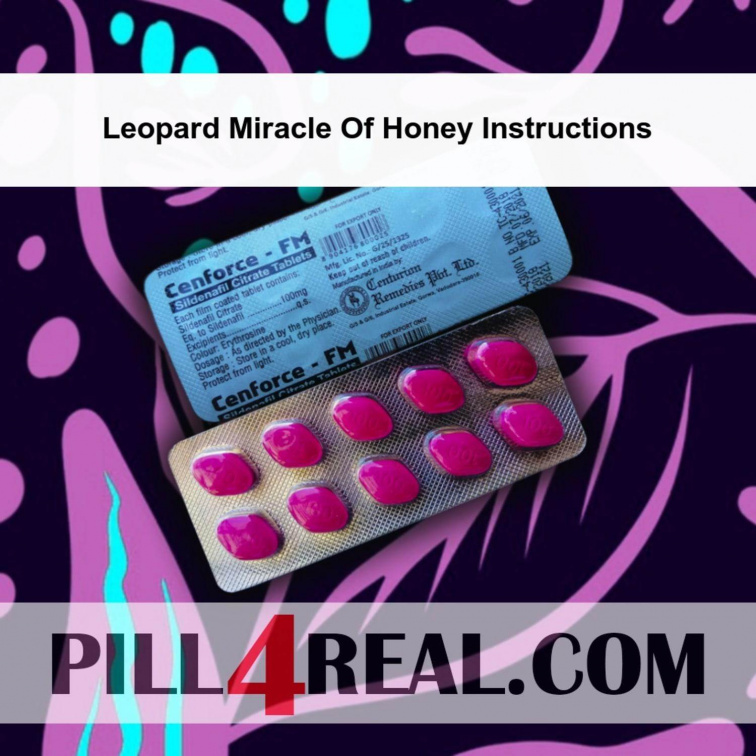 Leopard Miracle Of Honey Instructions 299