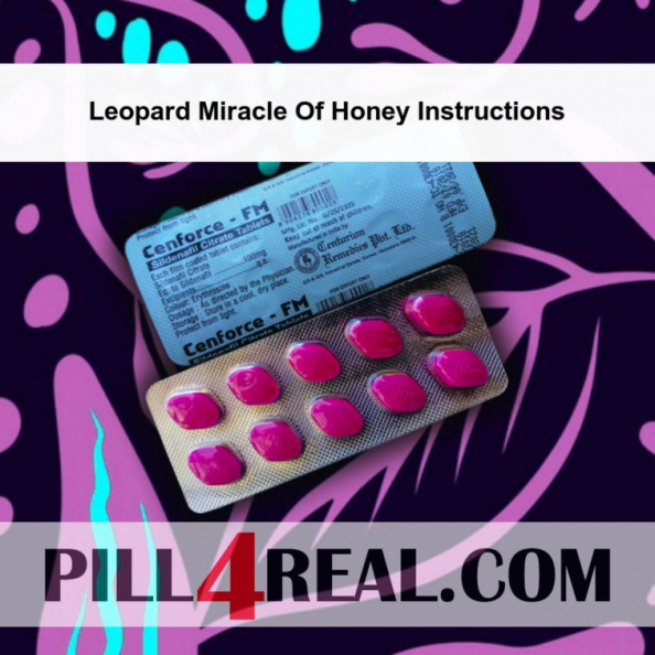 Leopard Miracle Of Honey Instructions 299