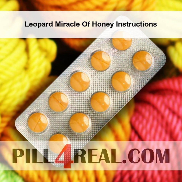 Leopard Miracle Of Honey Instructions 349