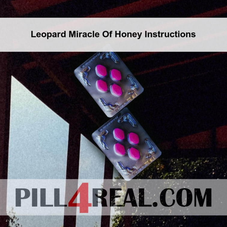 Leopard Miracle Of Honey Instructions 356