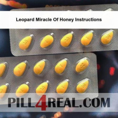 Leopard Miracle Of Honey Instructions 445