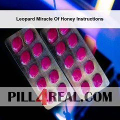 Leopard Miracle Of Honey Instructions 760