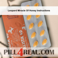 Leopard Miracle Of Honey Instructions 764