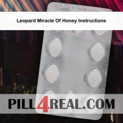 Leopard Miracle Of Honey Instructions 885