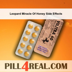 Leopard Miracle Of Honey Side Effects 535