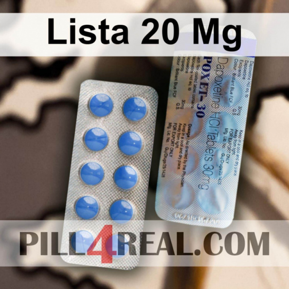 Lista 20 Mg 028