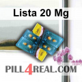 Lista 20 Mg 101