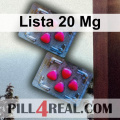 Lista 20 Mg 166