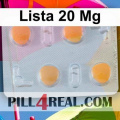 Lista 20 Mg 189