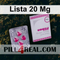 Lista 20 Mg 191