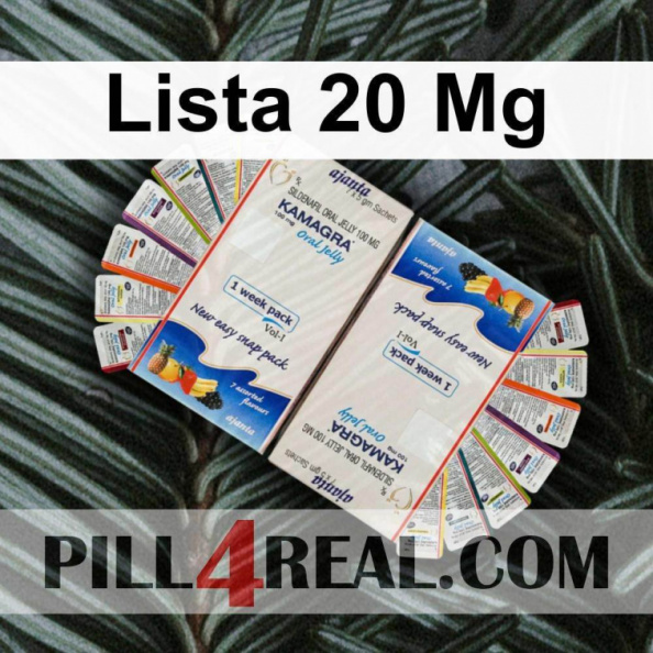 Lista 20 Mg 270