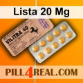 Lista 20 Mg 306